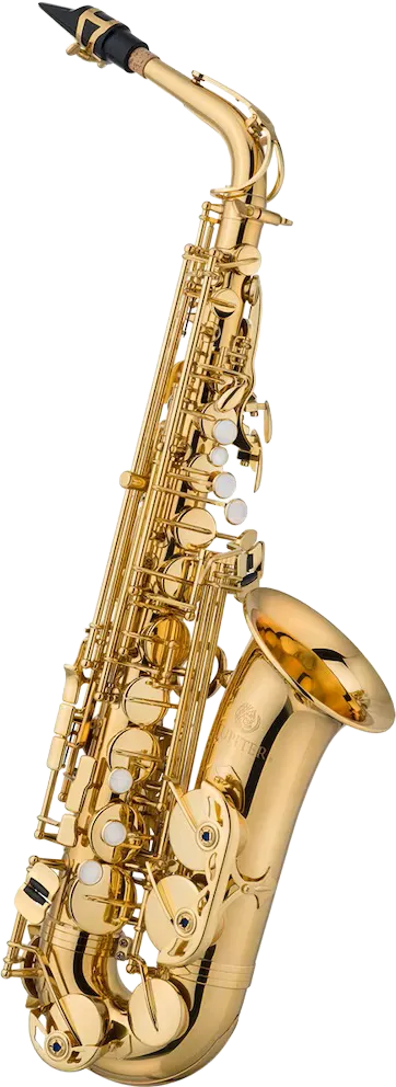 Un saxophone alto doré